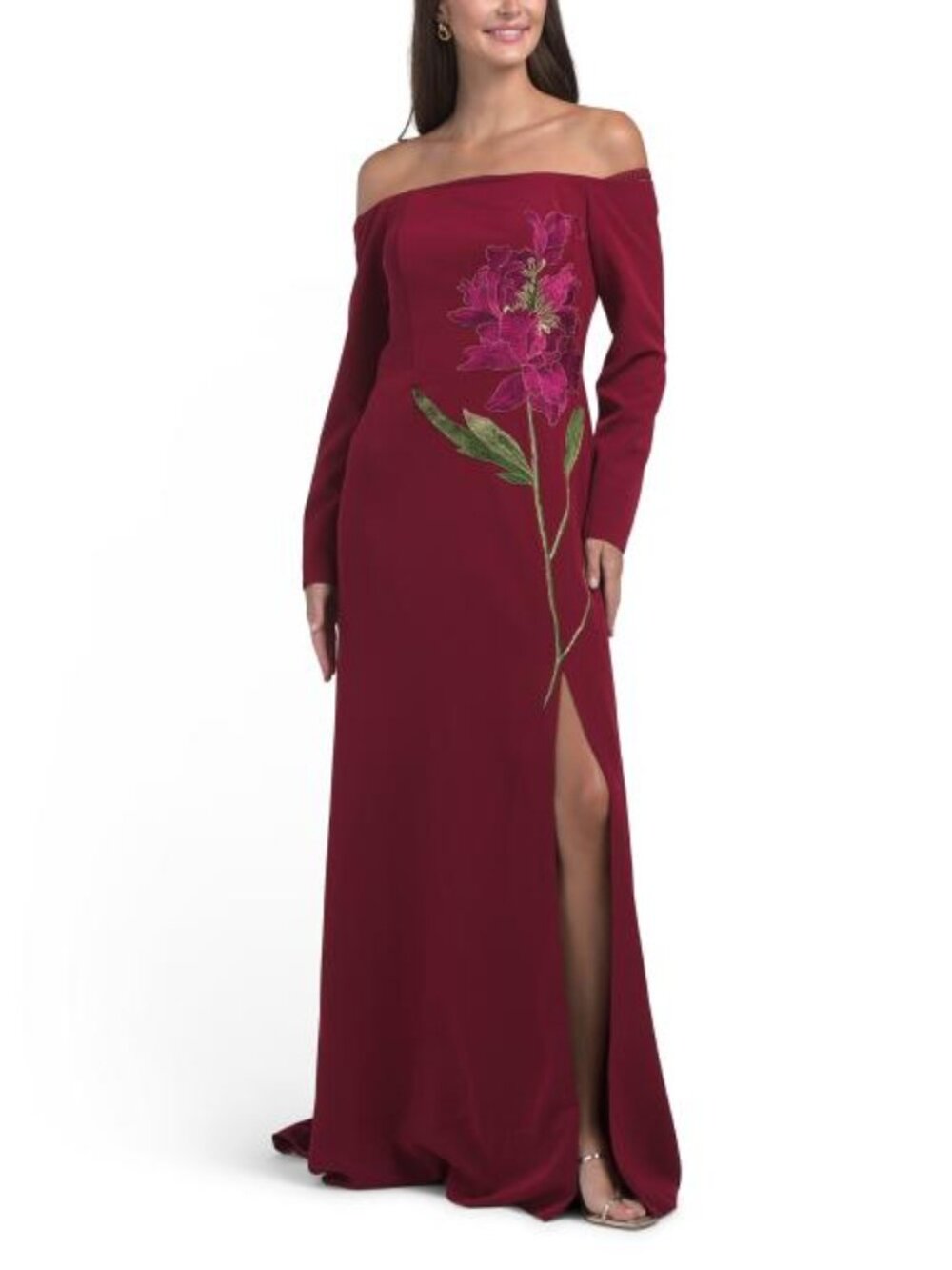 RENE BY RENE RUIZ Off The Shoulder Long Dress